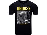 T-Shirt Da Uomo Diarbo Con Stampa Pazza Nera Taglia Xxxl