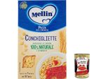 3X Mellin Conchigliette Pasta , 280G + Italian Gourmet Polpa 400G