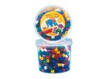 Perline Hama Da Stirare Maxi "Miscela Di Colori Solidi"" In Latta 10,0 Mm 600 Perline Da Stirare"