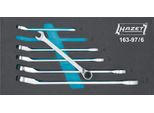 Hazet 163-97/6 Ratcheting Crowfoot Wrench Set 6-Piece Spanner Size (Metric) 8 - 19 Mm