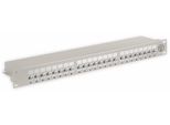 Goobay 90855 Pannello Patch Cat 6A Da 19 Pollici (48,3 Cm), 24 Porte, Grigio - Schermato Stp, Grigio