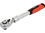 Yato YT-0297 Chiave A Cricchetto In Acciaio Al Cromo Vanadio 1 Pz. Nero, Rosso 72