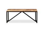 Panca In Legno Di Mango Massiccio 110 X 35 X 45 Cm