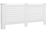 Vidaxl Copriradiatore Bianco 172×19×81,5 Cm Mdf