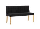 Vidaxl Panca 140 Cm In Velluto Nero