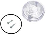 Tappo Degli Indicatori Di Direzione Anteriori, Rotondo, Bianco Incl. Guarnizione In Gomma + Viti - Simson S50, S51, S70, SR50, SR80 - Mz Etz, Ts