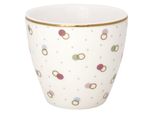 Tazza Da Caffè Greengate Latte Cup Kylie Con Bordo Oro Bianco E Puntini 300 Ml