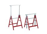 Set Di 2 Cavalletti Pieghevoli Relaxdays Regolabili In Altezza