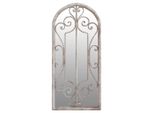 Vidaxl Specchio Da Giardino Sabbia 100X45 Cm Ferro