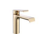 Rubinetto Per Lavabo Rea Hass Oro Spazzolato Basso