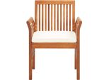 Vidaxl Sedie Da Pranzo Da Giardino Con Cuscini 8 Pz. Legno Massiccio Di Acacia