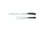 Masterclass Coltello Da Intaglio Coltello Da Carne Forchetta Da Carne In Acciaio Inox Ergonomico Set Di 2