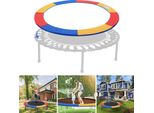 Jopassy Copertura Per Bordo Trampolino, Accessori Per Trampolino, Ø 244 Cm Copertura Per Molle, Protezione Per Bordo, Tappetino Di Sicurezza, Resistente Ai Raggi Uv, Colorato