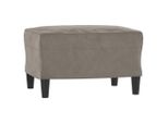 Sgabello Grigio Chiaro 60X50X41 Cm In Velluto