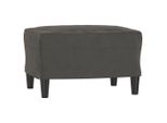 Sgabello Grigio Scuro 60X50X41 Cm In Velluto