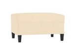 Vidaxl Sgabello Crema 70X55X41 Cm In Tessuto