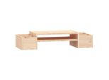 Supporto Per Monitor 70X27,5X15 Cm In Legno Di Pino Massiccio