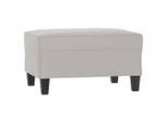 Sgabello Grigio Chiaro 70X55X41 Cm In Tessuto Microfibra
