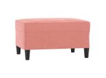 Sgabello Rosa 70X55X41 Cm In Velluto