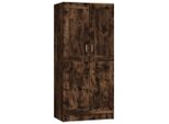 Vidaxl Armadio Rovere Fumé 82,5X51,5X180 Cm Materiale A Base Di Legno