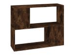 Vidaxl Libreria/Divisorio In Rovere Fumé 80X24X63 Cm