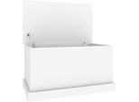 Cassapanca Bianca 70X40X38 Cm In Legno