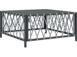 Tavolo Da Giardino Antracite 70X70X34 Cm In Tessuto