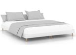 Vidaxl Struttura Del Letto Bianca 120X200 Cm In Materiale Ligneo