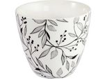 Greengate Latte Cup Drew Bianco Con Fiori Tazza Da Caffè 300 Ml