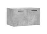 Vidaxl Armadio A Muro Grigio Cemento 60X36,5X35 Cm Materiale A Base Di Legno