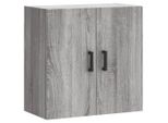 Vidaxl Armadio A Muro Grigio Sonoma 60X31X60 Cm Materiale In Legno