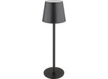 Globo Lampada Da Tavolo Led Ricaricabile Vannie, H 36 Cm, Dimmerabile, Nero, 58438G