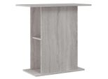 Vidaxl Supporto Per Acquario Grigio Sonoma 75X36X72,5 Cm Materiale A Base Di Legno