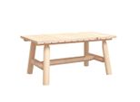 Tavolino 90X50X41 Cm In Legno Massiccio Di Abete Rosso