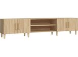 Mobile Tv Rovere Sonoma 180X31,5X40 Cm Materiale In Legno