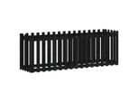 Vidaxl Letto Rialzato A Doghe Design Nero 200X50X70 Cm In Legno Di Pino Massiccio