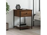 Comodino Look Rovere Marrone 44X45X58 Cm Materiale A Base Di Legno