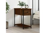 Comodino Look Rovere Marrone 30X60X60 Cm Materiale A Base Di Legno