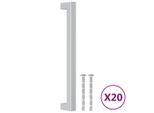 Maniglie Per Mobili 20 Pezzi Argento 192 Mm Acciaio Inox