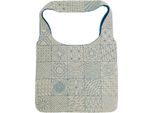 Le Bonheur Des Dames Borsa Kit Punto Freestyle Timbrato "Sashiko - Borsa Da Ricamare E Cucire"", 34X50Cm"