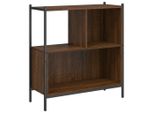 Libreria In Rovere Marrone 72X28X77,5 Cm Materiale A Base Di Legno