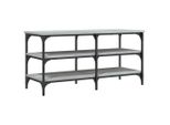 Panca Per Scarpe Grey Sonoma 100X38,5X49 Cm Materiale A Base Di Legno