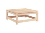 Sgabello Da Giardino 70X70X30 Cm In Legno Di Pino Massiccio