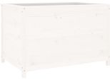 Vidaxl Letto Rialzato Bianco 119,5X82,5X78 Cm In Legno Di Pino Massiccio