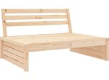 Divano Da Giardino 120X80 Cm In Legno Di Pino Massiccio