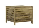 Sgabello Da Giardino 62X63,5X53,5 Cm In Legno Di Pino Impregnato