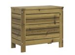 Sgabello Da Giardino 62X31,5X52 Cm In Legno Di Pino Impregnato