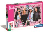 Puzzle Cle 104 Superkolor Barbie 25754