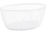 Aps 30427 Aps Brot- Und Obstkorb Svart, Oval, 200 X 150 Mm, Weiß