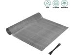 Swanew Schermo Di Privacy Del Balcone Schermo Di Recinzione Schermo Di Tennis 1.2X25M Schermo Di Privacy Hdpe Rete Di Recinzione Tessuto Ombreggiante Frangivento Grigio